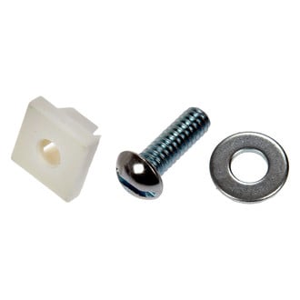 Dorman® - White License Plate Fasteners