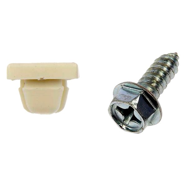 Dorman® 395031 Natural / ZincPlated License Plate Fasteners