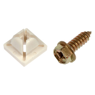 Dorman® - Yellow / White License Plate Fasteners