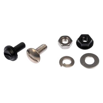 Dorman® - Natural / Black License Plate Fastener Kit
