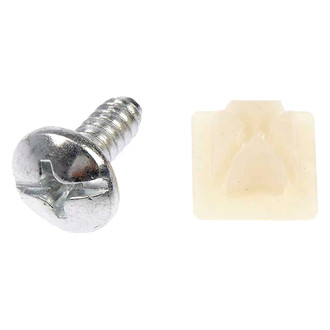 Dorman® - White / Zinc Clear License Plate Fasteners
