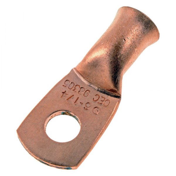 Dorman® - 1/4" 6 Gauge Uninsulated Copper Ring Terminals