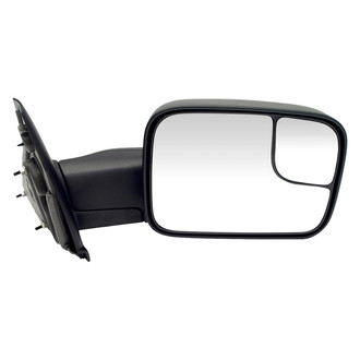 Dorman® - Passenger Side Manual Towing Mirror (Non-Heated, Foldaway)