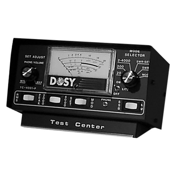 Dosy® - Inline Watt Meter with Jack Input, Headphones and AC/DC Power Adapter
