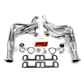 Doug's Headers® - 4-Tube Steel Metallic Ceramic Coated Long Tube Exhaust Headers