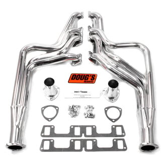 Doug's Headers® - 4-Tube Steel Metallic Ceramic Coated Long Tube Exhaust Headers