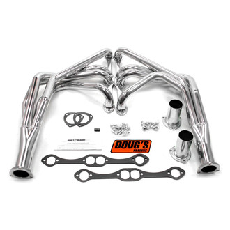 Doug's Headers® - 4-Tube Steel Metallic Ceramic Coated Long Tube Exhaust Headers