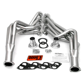 Doug's Headers® - 4-Tube Steel Metallic Ceramic Coated Long Tube Exhaust Headers