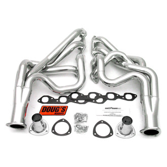 Doug's Headers® - 4-Tube Steel Metallic Ceramic Coated Long Tube Exhaust Headers