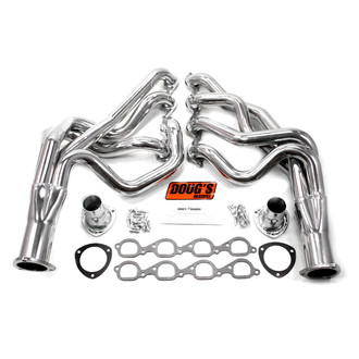 Doug's Headers® - 4-Tube Steel Metallic Ceramic Coated Long Tube Exhaust Headers