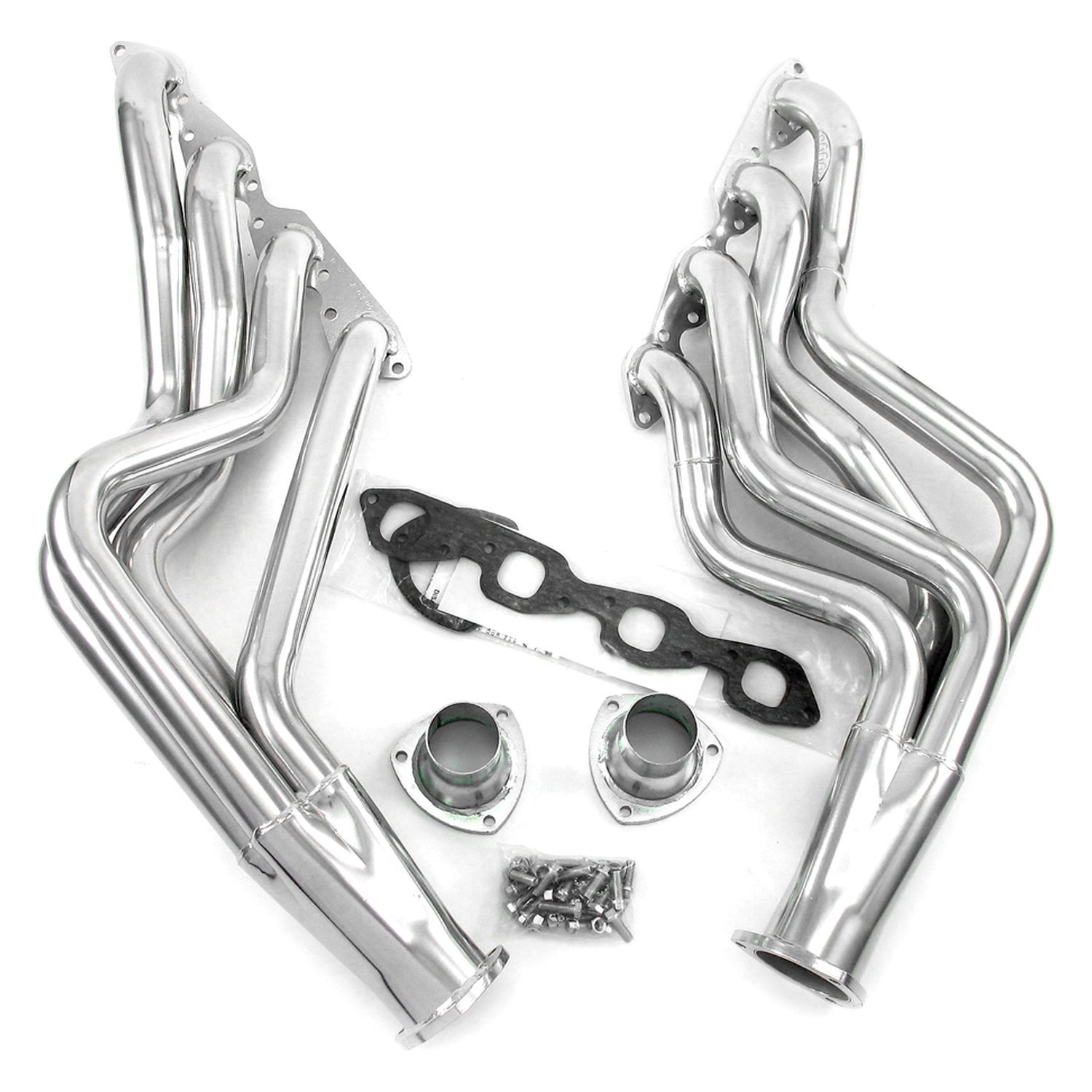 Doug's Headers® D322 - 4-Tube Steel Metallic Ceramic Coated Long