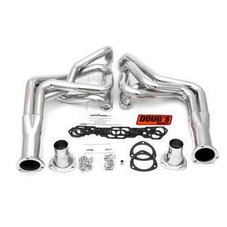 Doug's Headers® - 4-Tube Steel Metallic Ceramic Coated Long Tube Exhaust Headers