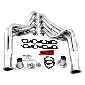 Doug's Headers® - 4-Tube Steel Metallic Ceramic Coated Long Tube Exhaust Headers