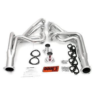 Doug's Headers® - 4-Tube Steel Metallic Ceramic Coated Long Tube Exhaust Headers