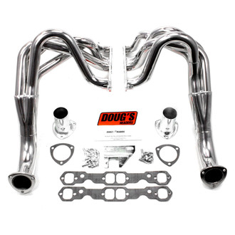 Doug's Headers® - 4-Tube Steel Metallic Ceramic Coated Long Tube Exhaust Headers