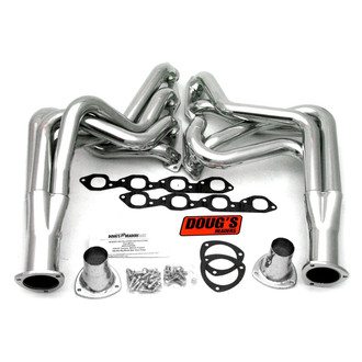 Doug's Headers® - 4-Tube Steel Metallic Ceramic Coated Long Tube Exhaust Headers