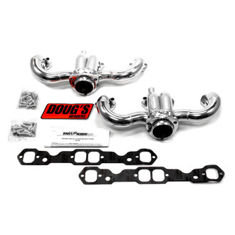 Doug's Headers® - 4-Tube Metallic Ceramic Coated Mid-Length Tube Exhaust Headers