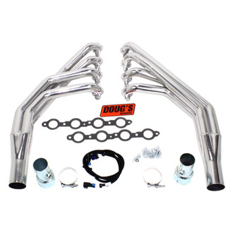 Doug's Headers® - 4-Tube Steel Metallic Ceramic Coated Long Tube Exhaust Headers