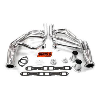 Doug's Headers® - 4-Tube Steel Metallic Ceramic Coated Long Tube Exhaust Headers