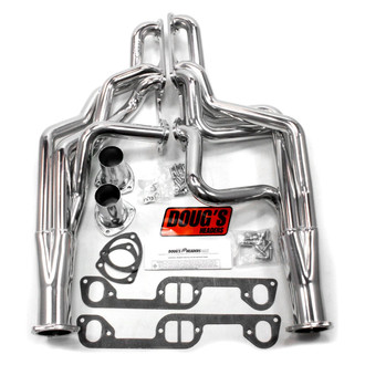 Doug's Headers® - 4-Tube Steel Metallic Ceramic Coated Long Tube Exhaust Headers