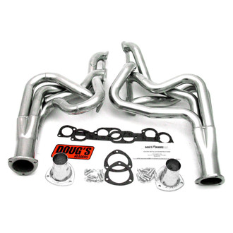 Doug's Headers® - 4-Tube Steel Metallic Ceramic Coated Long Tube Exhaust Headers