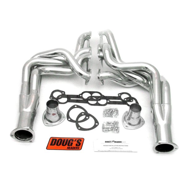 Doug's Headers® D523 - 4-Tube Steel Metallic Ceramic Coated Long Tube ...