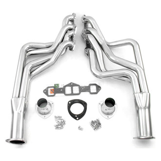 Doug's Headers® - 4-Tube Steel Metallic Ceramic Coated Long Tube Exhaust Headers