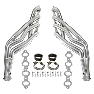 Doug's Headers® - 4-Tube Steel Metallic Ceramic Coated Long Tube Exhaust Headers