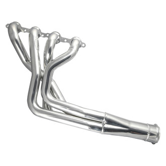 Doug's Headers® - 4-Tube Steel Silver Ceramic Long Tube Exhaust Headers