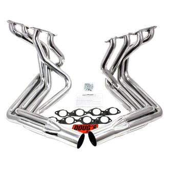 Doug's Headers® - 4-Tube Stainless Steel Polished Long Tube Round Side Exhaust Headers