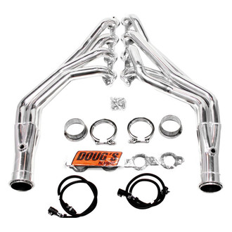 Doug's Headers® - 4-Tube Steel Metallic Ceramic Coated Long Tube Exhaust Headers