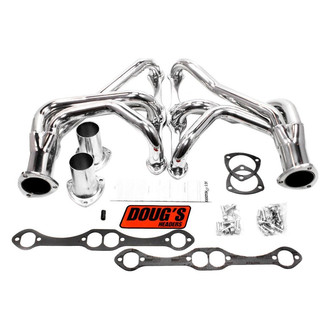 Doug's Headers® - 4-Tube Steel Metallic Ceramic Coated Long Tube Exhaust Headers
