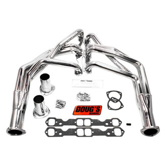 Doug's Headers® - 4-Tube Steel Metallic Ceramic Coated Long Tube Exhaust Headers