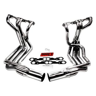 Doug's Headers® - 4-Tube Steel Metallic Ceramic Coated Long Tube Exhaust Headers