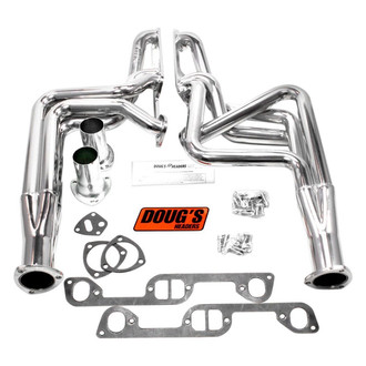 Doug's Headers® - 4-Tube Steel Metallic Ceramic Coated Long Tube Exhaust Headers