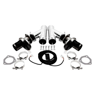 Doug's Headers® - Stainless Steel Dual Electric Exhaust Cut-Out (2.5" Diameter)