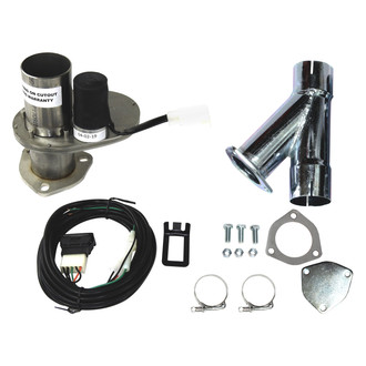 Doug's Headers® - Stainless Steel Single Electric Exhaust Cut-Out (3" Diameter)