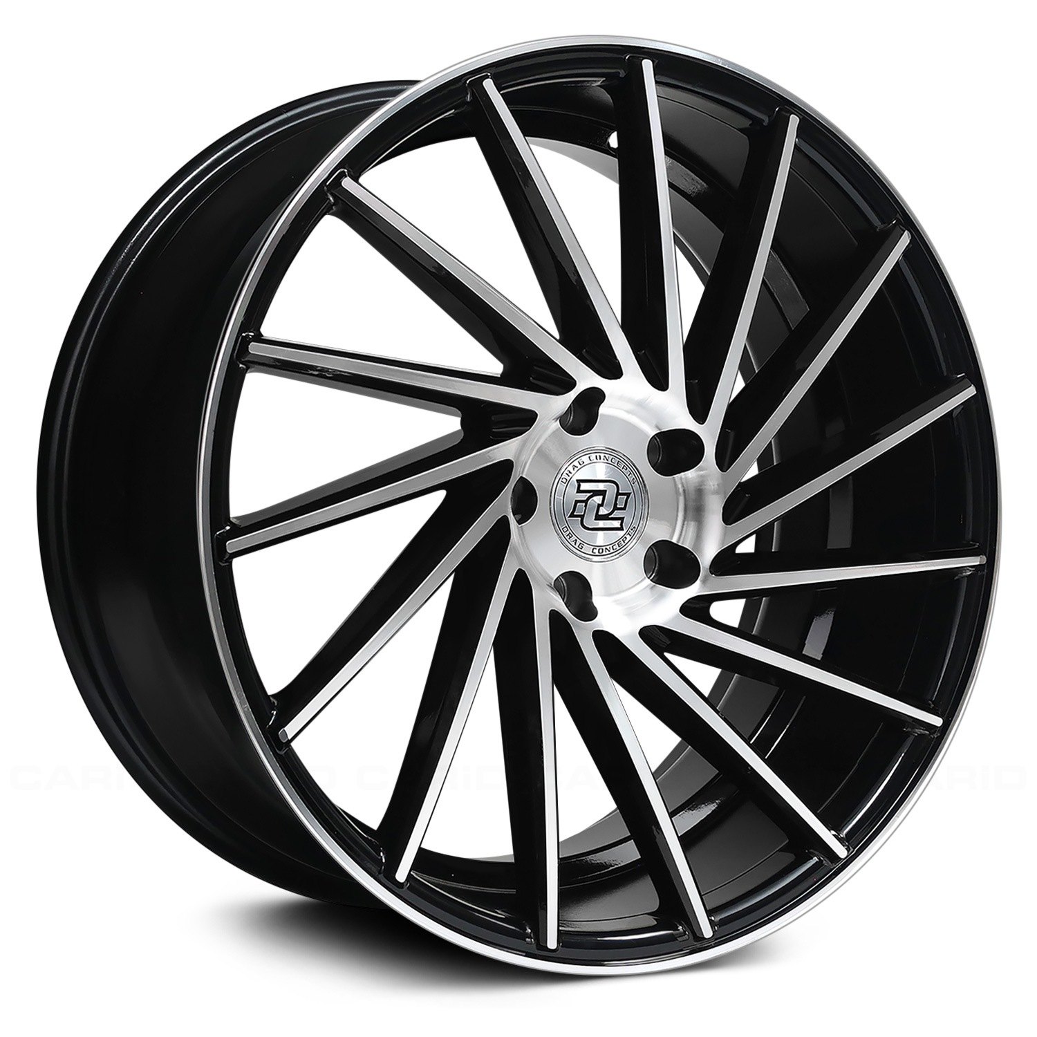 DRAG CONCEPTS® R36 Wheels Gloss Black with Machined Face Rims