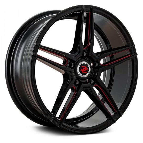 DRAG CONCEPTS® - R-38 Gloss Black with Red Milled Accents
