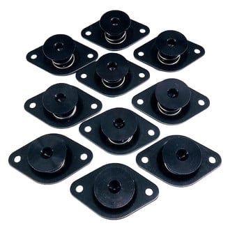 Drag Race Solutions® - Black Self Ejecting Quarter Turn Fasteners