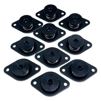 Drag Race Solutions® - Black Self Ejecting Quarter Turn Fasteners
