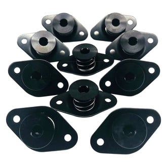 Drag Race Solutions® - Black Self Ejecting Quarter Turn Fasteners