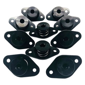 Drag Race Solutions® - Black Self Ejecting Quarter Turn Fasteners