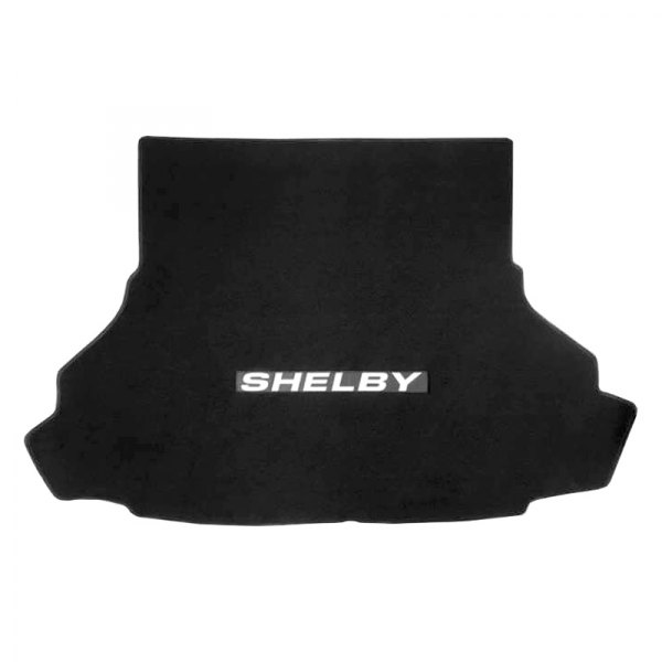 Drake Muscle Cars® FMS1502SBLU Black Trunk Mat