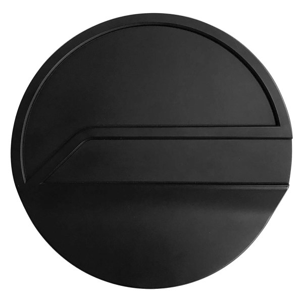 Drake Muscle Cars® - Non-Locking Black Fuel Door Cover