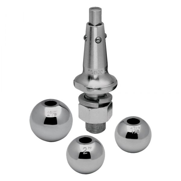 Draw-Title® - Interchangeable Hitch Ball (With 1-7/8", 2", and 2-5/16" Balls, 8000 lbs, 1" Shank Diameter)