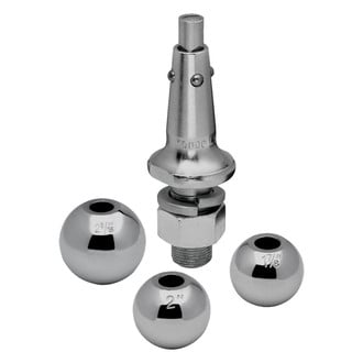 Draw-Tite® - 1-7/8", 2" and 2-5/16" Class 4 Chrome Trailer Hitch Ball Kit