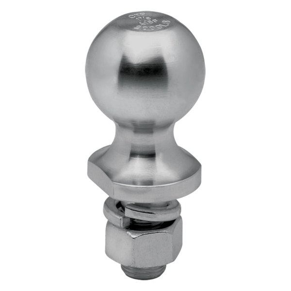 Draw-Tite® - 1-7/8" Stainless Steel Trailer Hitch Ball (2000 lbs GTW, 2-1/8" Shank Lenght, 1" Shank Diameter)