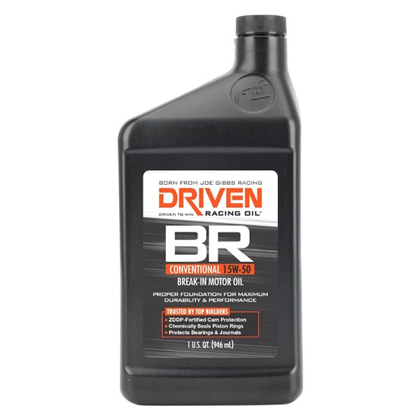 Driven Racing Oil® - BR SAE 15W-50 Conventional Motor Oil, 1 Quart