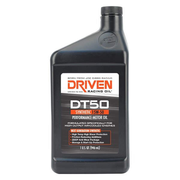 Driven Racing Oil® - DT50 Street Performance SAE 15W-50 Synthetic Motor Oil, 1 Quart